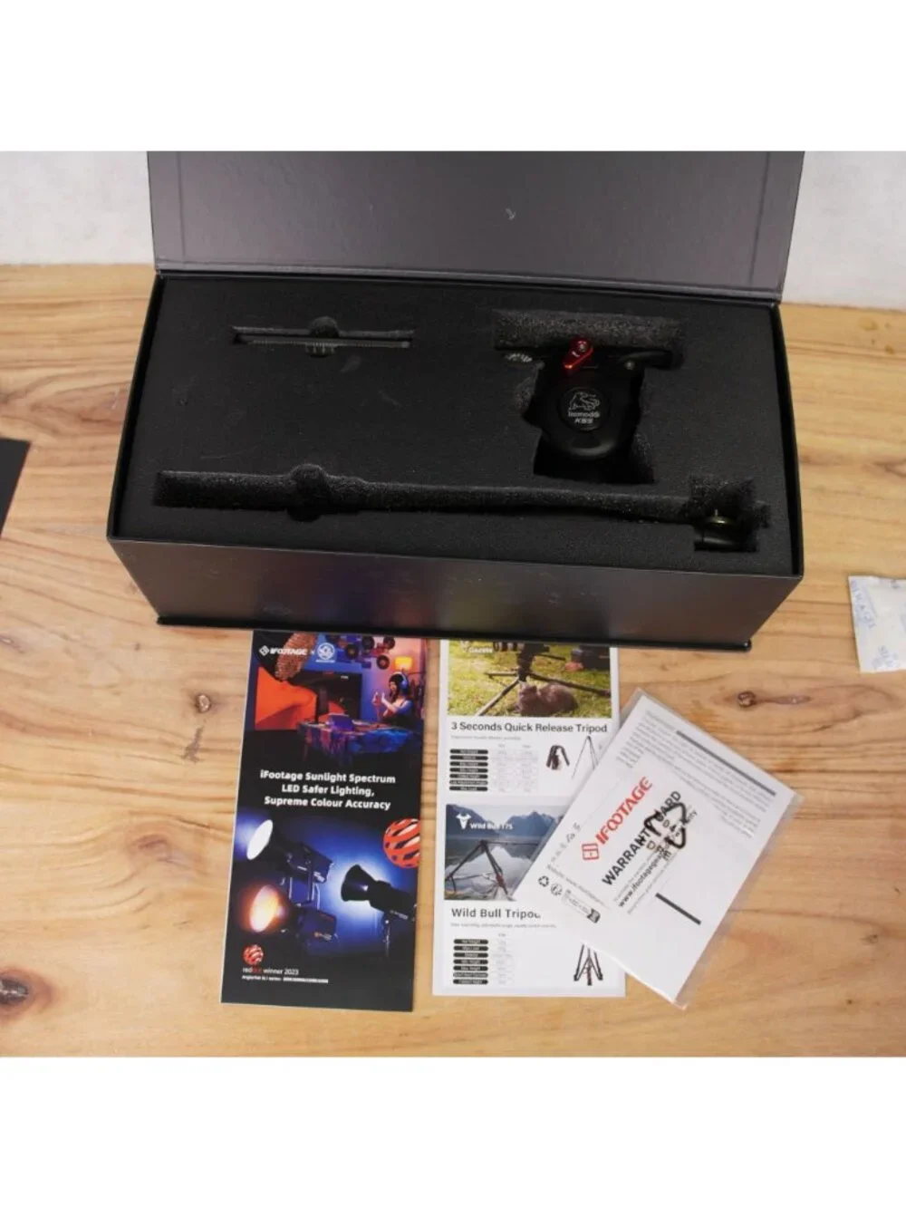 iFootage Komodo K5S Fluid Video Head for Camera Tripod Monopod Mount Holder NWT